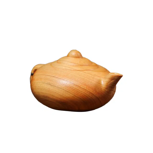 嫒柯 国潮新中式百搭轻奢高级随身携带居家茶宠诸事顺遂招财纳福#好运 崖柏 把件 男女同款情侣款