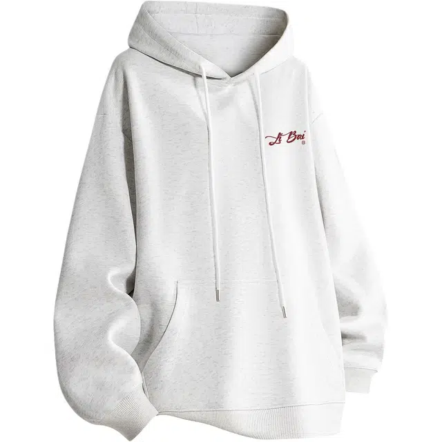 王者荣耀 国潮仙鹤字母长袖连帽落肩款宽松舒适高街痞帅高颜值休闲百搭时尚卫衣 李白款 男女同款