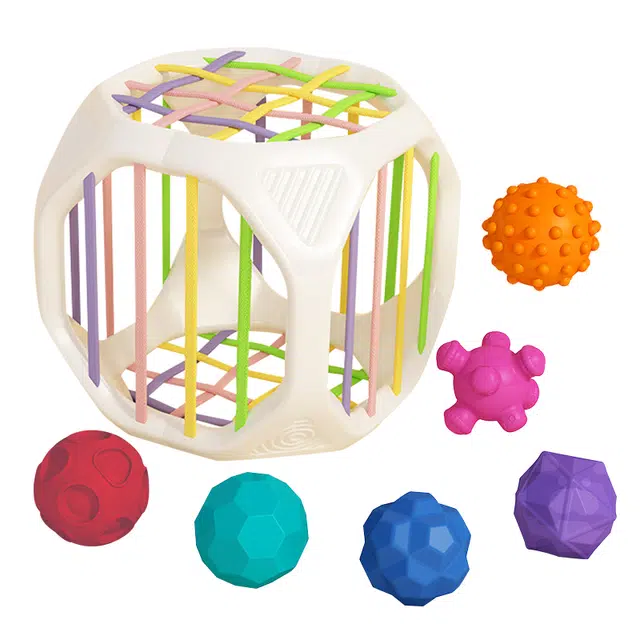 蓓臣 彩虹塞塞乐 软胶积木 早教益智玩具