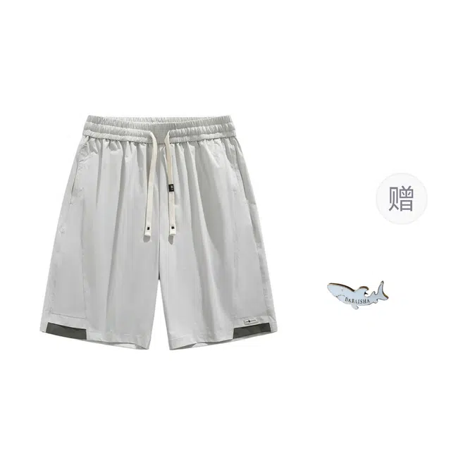 大白鲨 宽松透气亲肤简约休闲短裤 男款