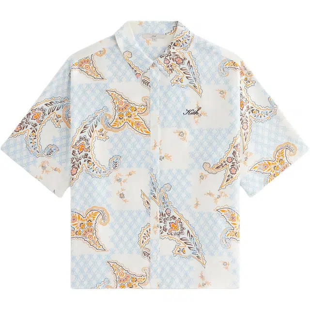 KITH SS25 Mari Crest Paisley logo