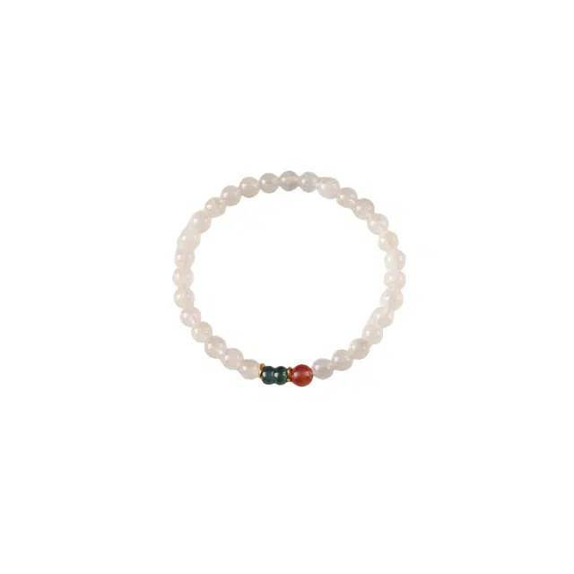 大唐国鼎 新中式简约时尚小众设计国潮精致纹理招财纳福旺事业学业本命年财运 好运 琉璃 手串 女款