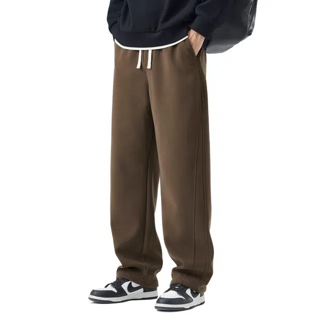 帝狼牛 美式直筒垂感宽松户外运动日常通勤百搭轻薄舒适透气韩系休闲裤 男女同款