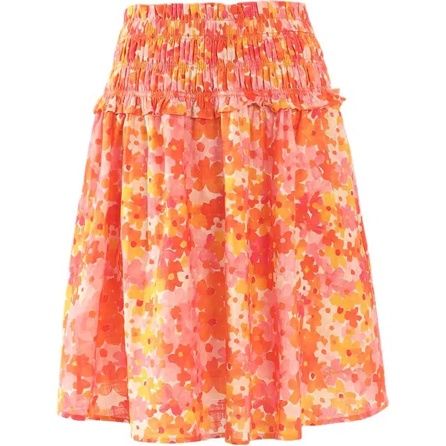 拾籍 美式复古简约时尚韩系度假抹胸裙两穿碎花舒适气质高级感休闲长裙 女款