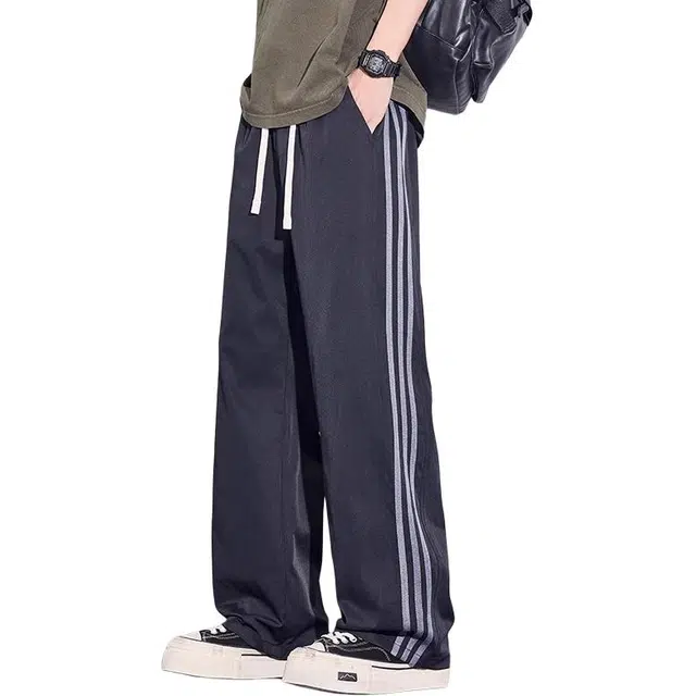 童先森 薄款宽松速干百搭时尚宽松直筒裤休闲裤 男款