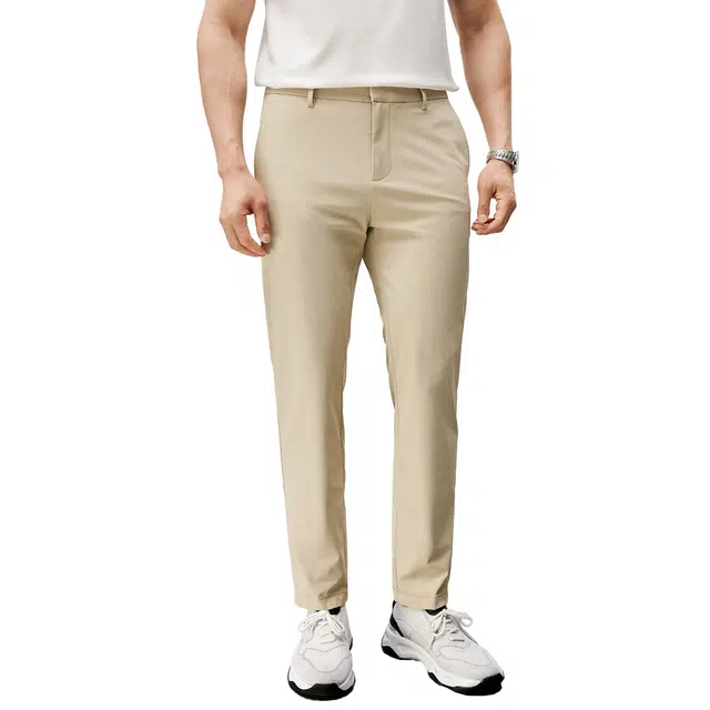 丹宁哲学 易打理防水防污四面弹冰丝面料休闲裤 男款