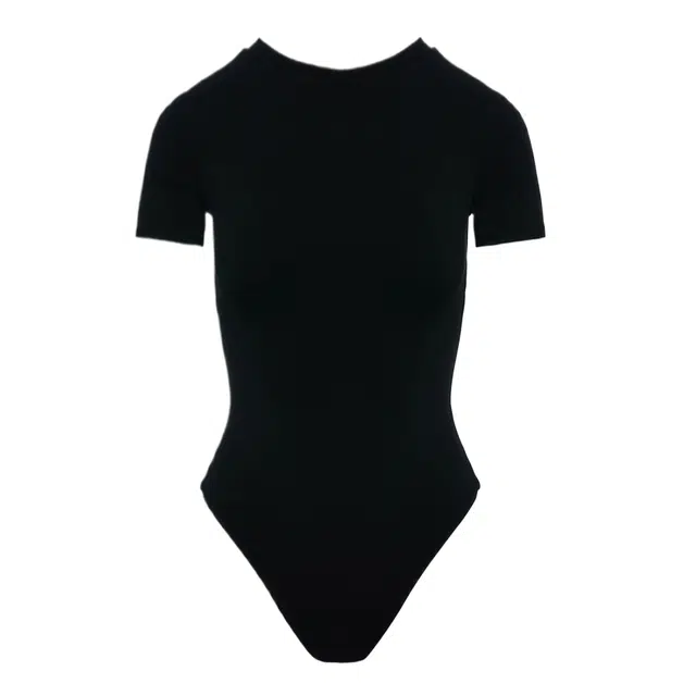 NAKED WARDROBE NW Short Sleeve Bodysuit Curve