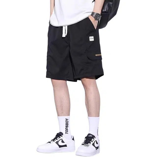 童先森 潮牌休闲运动外穿休闲工装短裤 男款