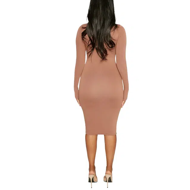 NAKED WARDROBE NW Sculpt Midi Dress NW