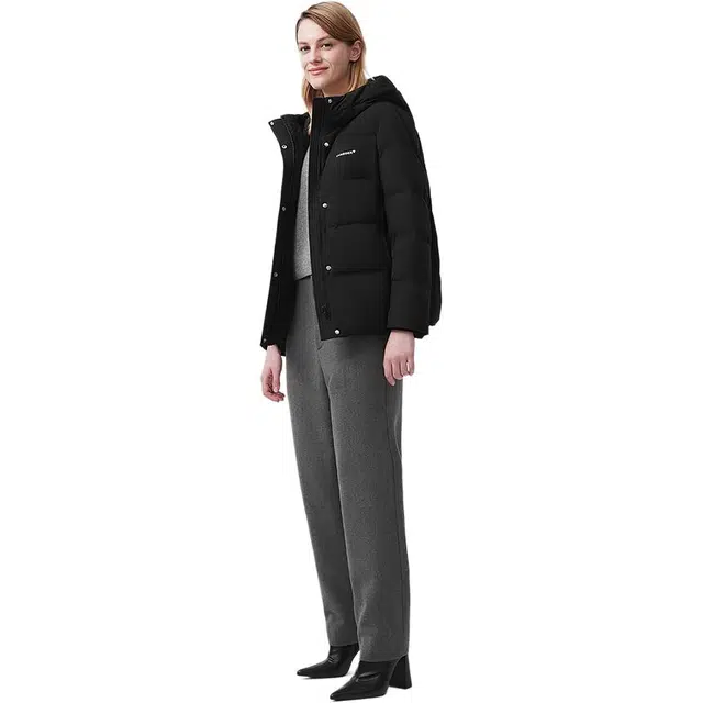 坦博尔 舒适连帽经典保暖羽绒服 女款