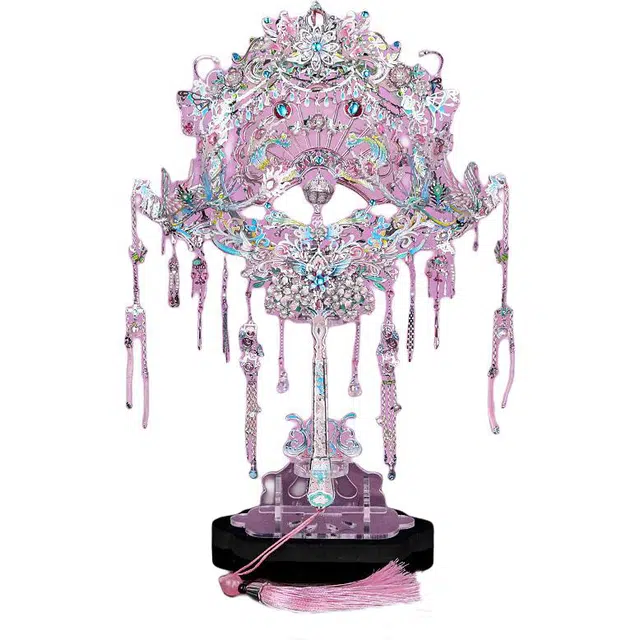 极慧猫 银囍扇 拼装模型