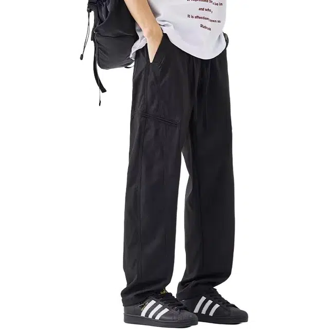 童先森 宽松直筒潮流时尚百搭舒适休闲裤 男款