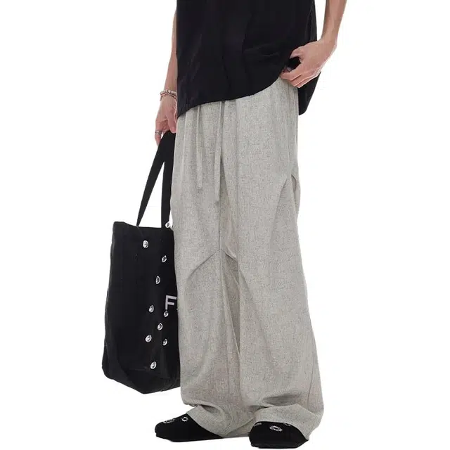 童先森 薄款透气宽松直筒休闲裤 男款