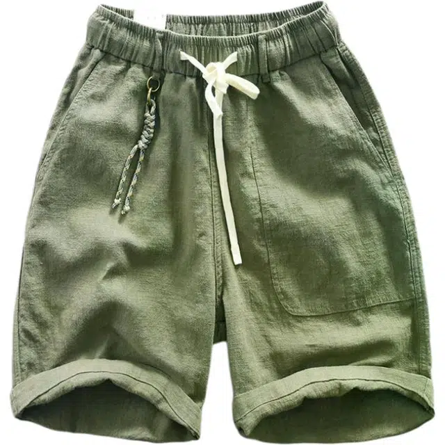 米素力 透气夏字母数字文字中腰休闲短裤 男款