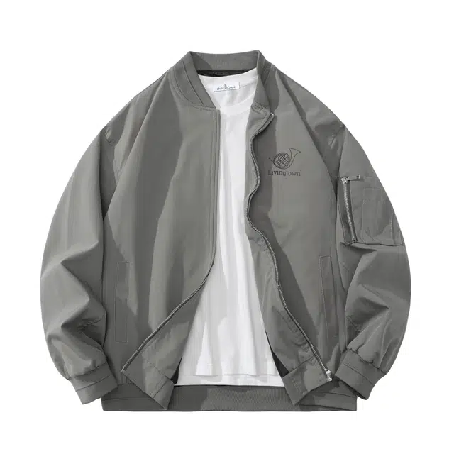 LIVINGTOWN Vintage Logo Windbreaker Jacket