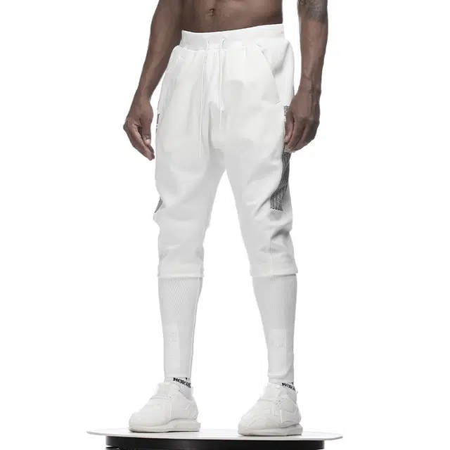 NORVINCY Elastic Cuff Harem Pants