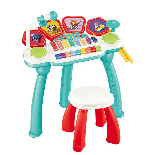 蓓臣 多功能电子琴 音乐钢琴爵士鼓 早教益智玩具