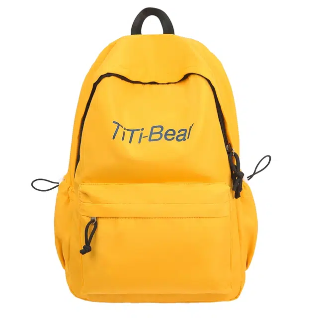 泰格奴 小清新高颜值精美潮版韩版背包上课百搭书包 尼龙 双肩包 常规 男女同款情侣款 黄色/绿色/红色/蓝色/黑色