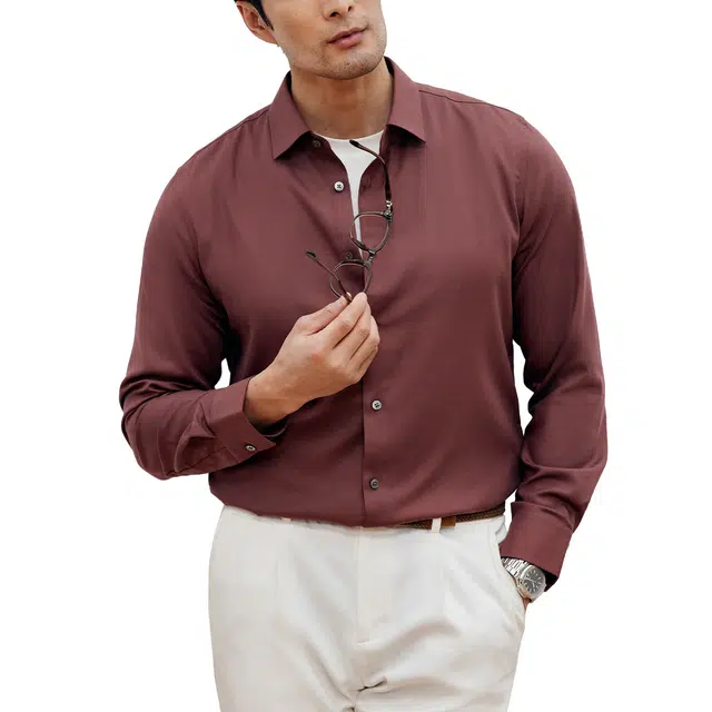 丹宁哲学 舒适简约休闲时尚百搭通勤长袖衬衫 男款