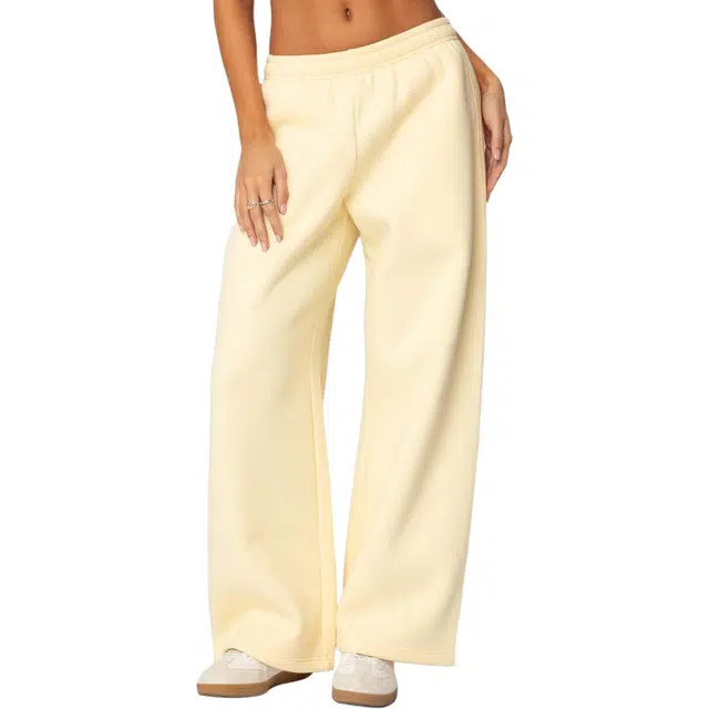 edikted Bonney Bow Detail Sweatpants
