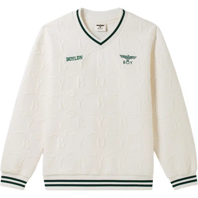 Boy London Logo V-Neck Sweatshirt