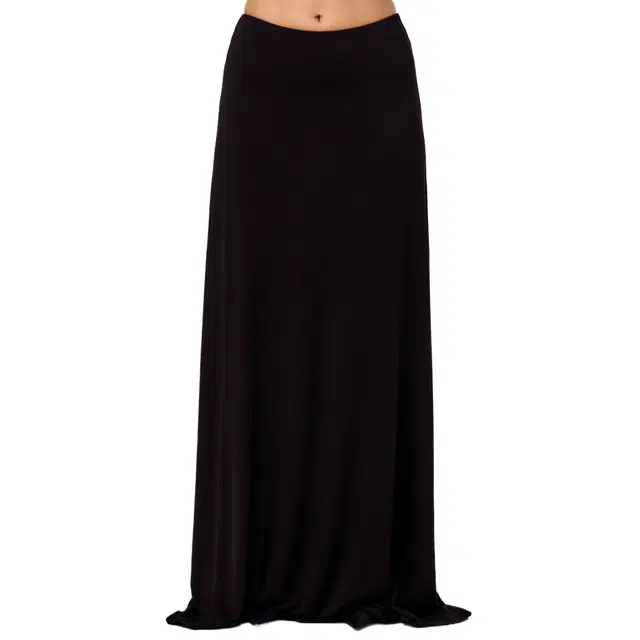 NAKED WARDROBE Modal Scoop Waist Maxi Skirt
