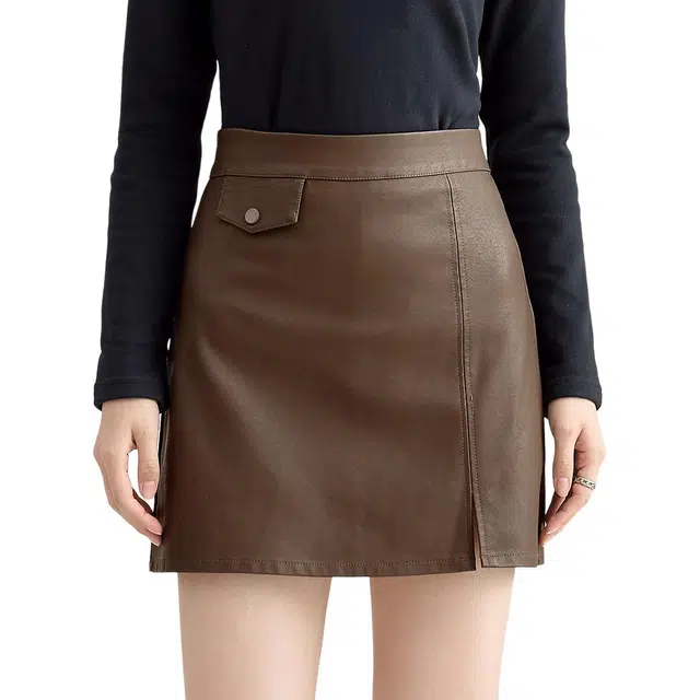 法文箱子 简约时尚高级感高腰百搭休闲短裙 女款