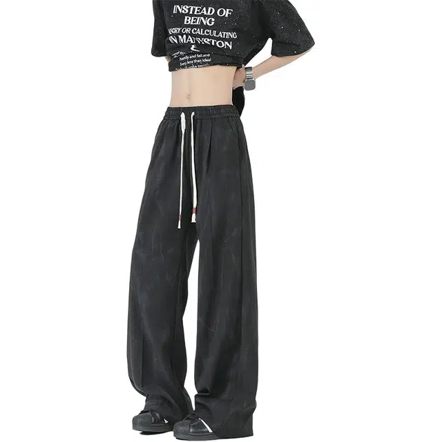 童先森 美式复古百搭舒适潮流时尚时髦休闲裤 男款