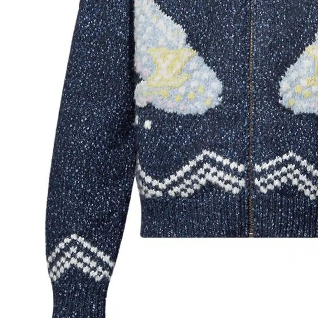 Louis Vuitton x Nigo FW25 Letter Print Knit Sweater