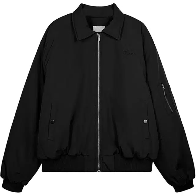 颂希尔 美式飞行教练春秋季正肩工装复古翻领棒球服外套休闲夹克 男女同款