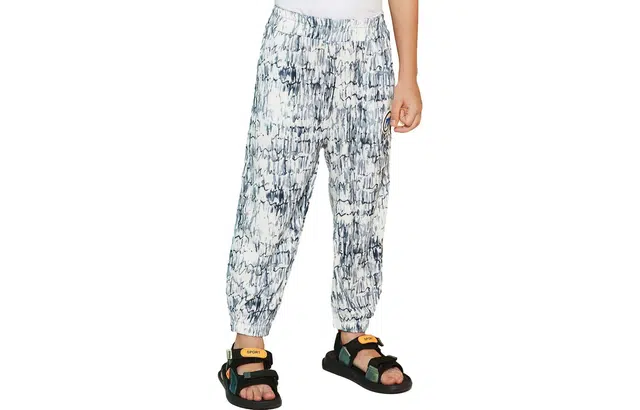 十月妈咪 童装 满印休闲裤 男童 水墨画