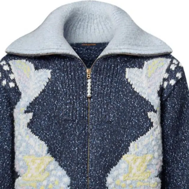 Louis Vuitton x Nigo FW25 Letter Print Knit Sweater