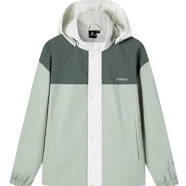 探路者 百搭舒适简约夹克外套 女款 云峰白\浅幽绿\山川绿