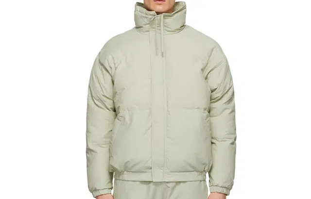 Fear of God Essentials FW20 Puffer Jacket Sage Logo