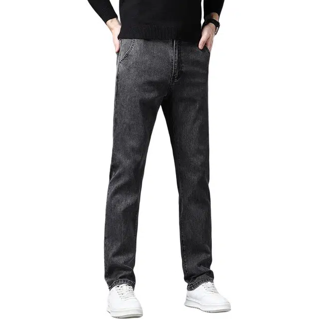 宝米卡 百搭休闲长裤裤子直筒裤牛仔裤 男女同款