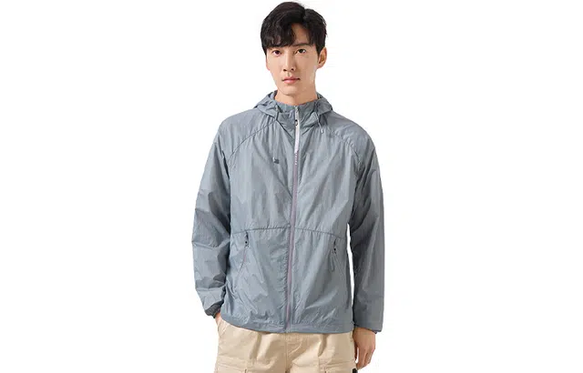 探路者 纯色防紫外线户外防晒服 男款