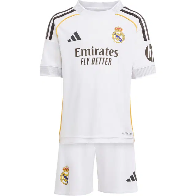 adidas Real Madrid SS25 MINI KIT AEROREADY 2526 logoT 2