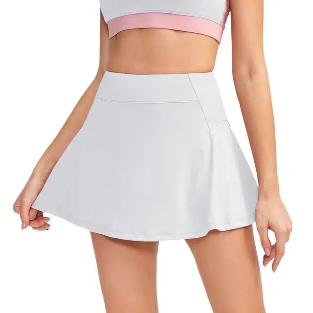 玉儿恋 高腰运动瑜伽健身网球内衬防走光跑步速干休闲短裙 女款