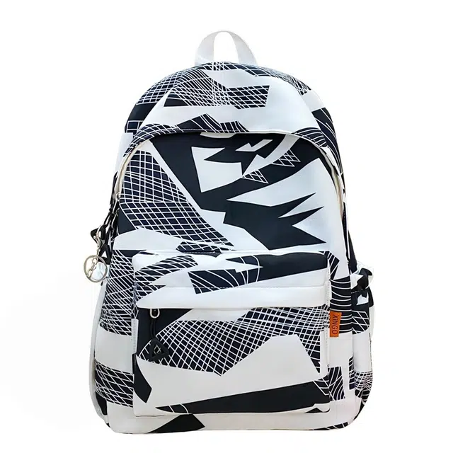 南潇湘 撞色系轻便百搭美版洋气个性 尼龙 双肩包 常规 男女同款情侣款 多色