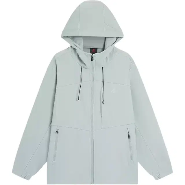 匹克 菁典系列 纯色休闲拉链连帽百搭运动风衣 男款