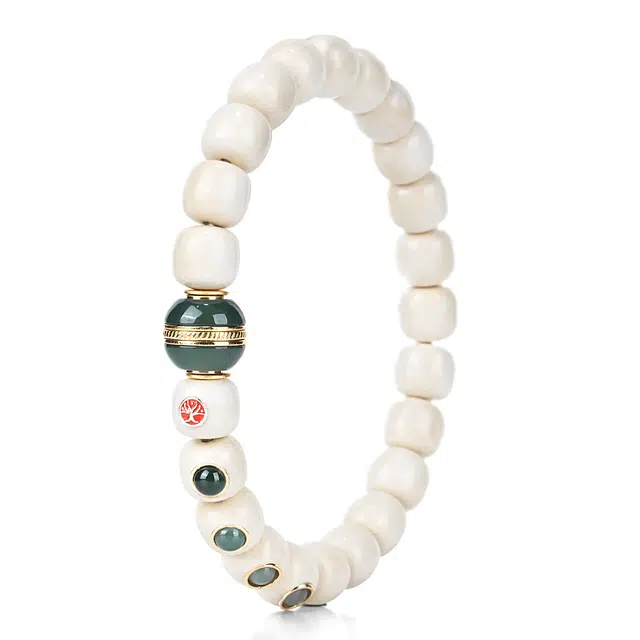 钰澜文玩 新中式国潮汉堡珠搭配款盘玩佛珠转运珠#好运 猛犸 手串 男女同款情侣款