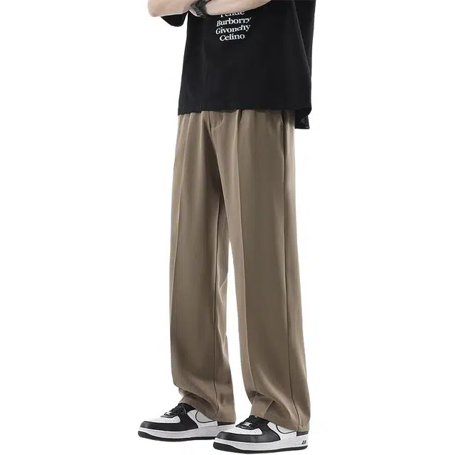 童先森 宽松垂顺免烫垂顺西服裤休闲裤 男款