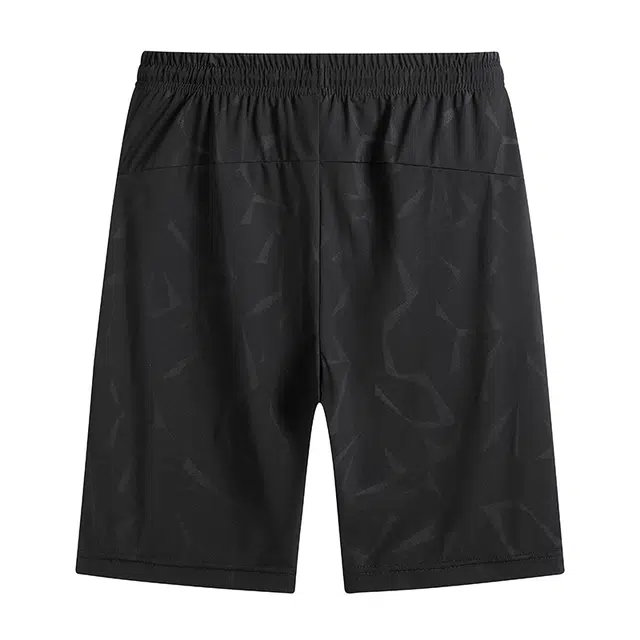 瑞梵帝斯 夏季简约纯色潮流日常百搭直筒中裤时尚设计痞帅宽松柔软亲肤冰丝凉感面料舒适水洗阔腿通勤五分裤男士休闲短裤 男款