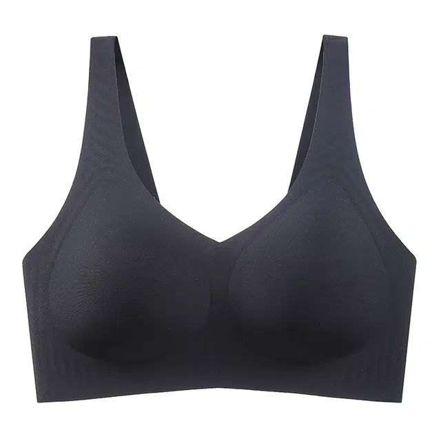 戴维诗 小胸聚拢提拉无痕果冻胶软支撑内衣少女防下垂上托调整型乳胶文胸 女款