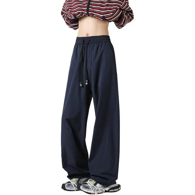 童先森 牛仔弯刀直筒垂感休闲裤 男款