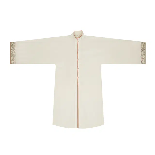 织造司 西池 合领半臂立领对襟长衫仿妆花马面裙明制汉服 女款 葱绿色