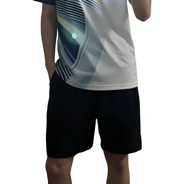 单爵 冰丝垂感薄款高级感裤子经典百搭潮流直筒裤夏季休闲短裤 男女同款