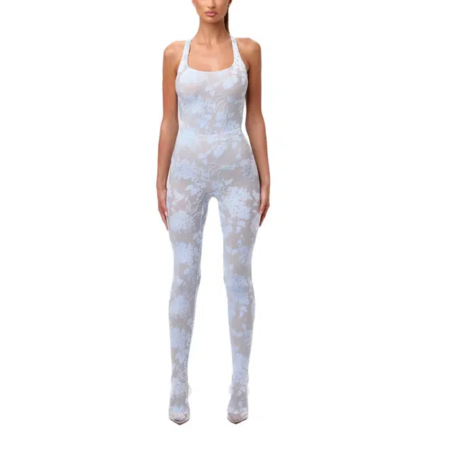 NAKED WARDROBE Burnout Closed Toe Legging