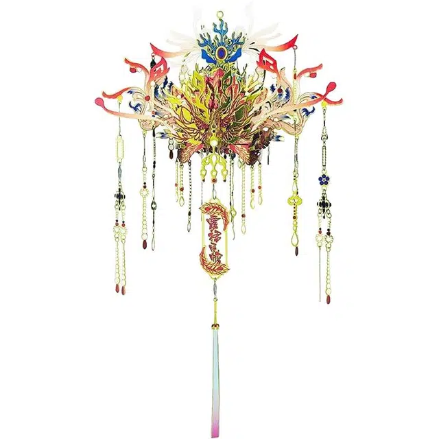 锦象鹤 金属凤冠古风手工立体 拼装模型