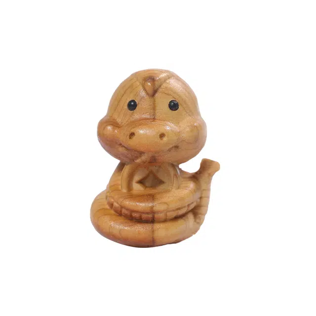 嫒柯 国潮新中式百搭轻奢茶宠高级居家招财财源滚滚生意兴隆随身好运 崖柏 把件 男女同款情侣款